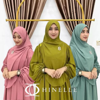 Gamis Syari Set Hijab Crinkle Airflow Premium