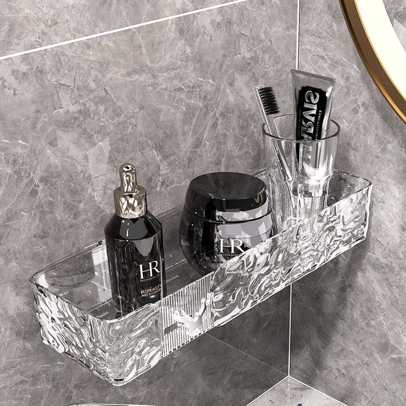 Jual Rak Kamar Mandi Tempel Model Gletser / Rak Aesthetic Rak Sabun ...