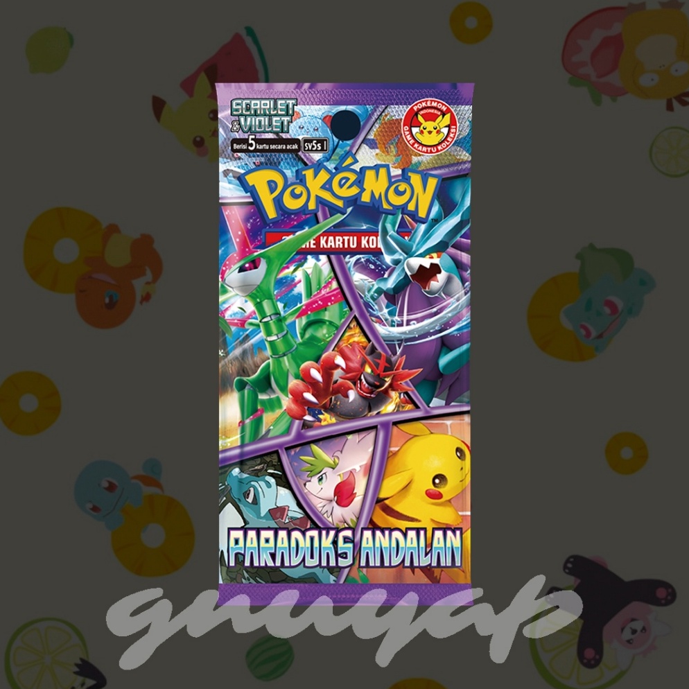 Jual LPP285 Splash Kilau Hitam SV3S Booster Pack Pokemon Tcg Indonesia ...