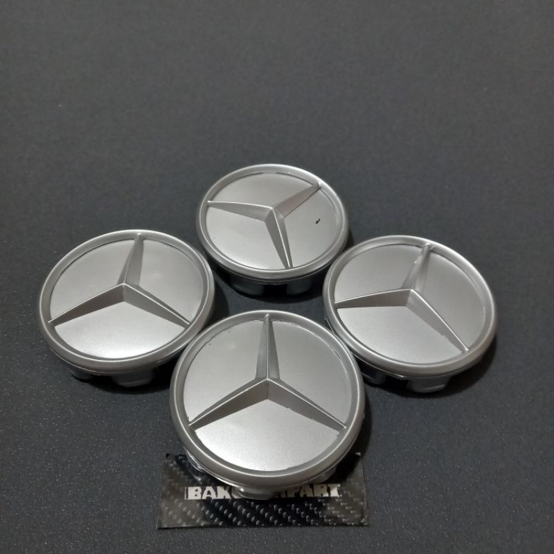 Jual Dop roda tutup velg mobil MERCY MERCEDES BENZ diameter 7.5 cm ...