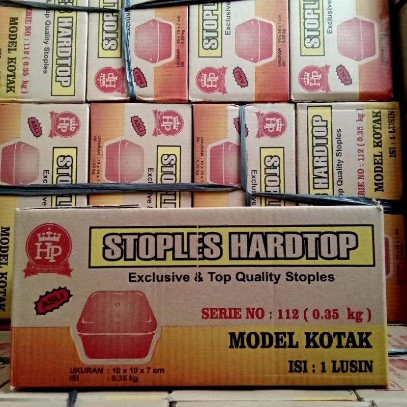 Jual Toples Hardtop 112 Kotak 350 Gram 1 Lusin Shopee Indonesia 3591