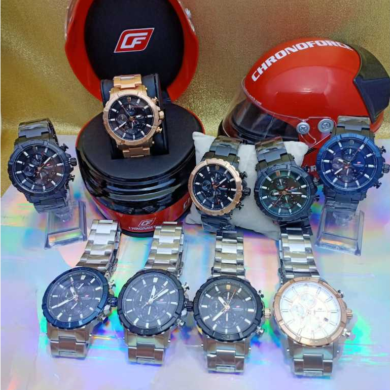 Jual CHRONOFORCE CF 5350 GCB JAM TANGAN PRIA ORIGINAL GARANSI RESMI ...