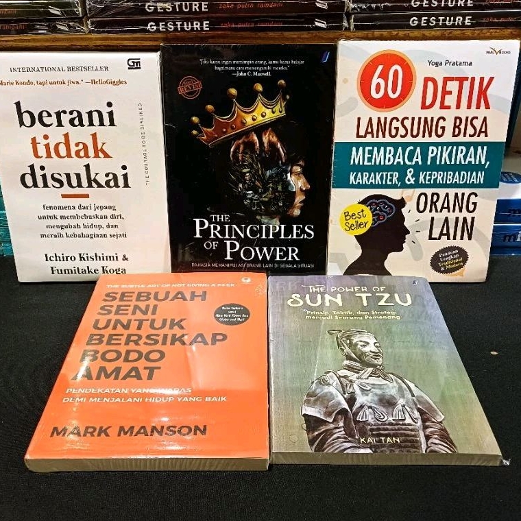 Jual Paket 5 Buku The Power Of Sun Tzu Berani Tidak Disukai The