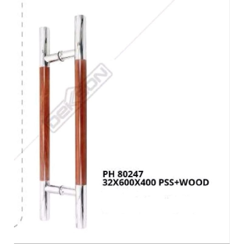 Jual PULL HANDLE DEKKSON SUS 304 PH 80247 32X800X600 PSS+WOOD | Shopee ...
