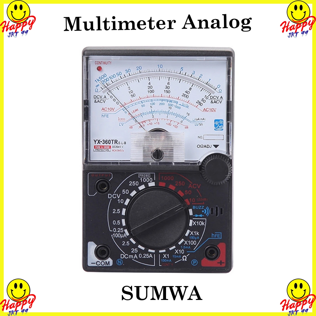 Jual YX-360TR E-L-B Avometer Multimeter Multitester Analog Lengkap ...