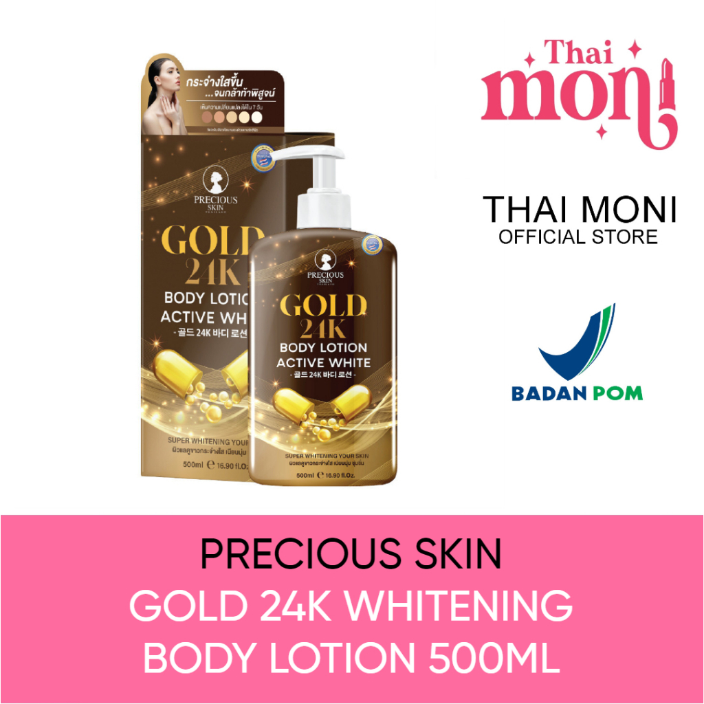 Jual Precious Skin Thailand Gold 24K Body Lotion Active White / HB ...