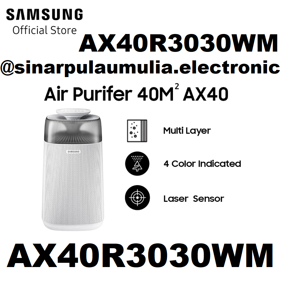 Jual Samsung Air Purifier 40m² AX40R3030WM / AX 40 R 3030 WM / AX 40R3030 AX40 3030WM Shopee
