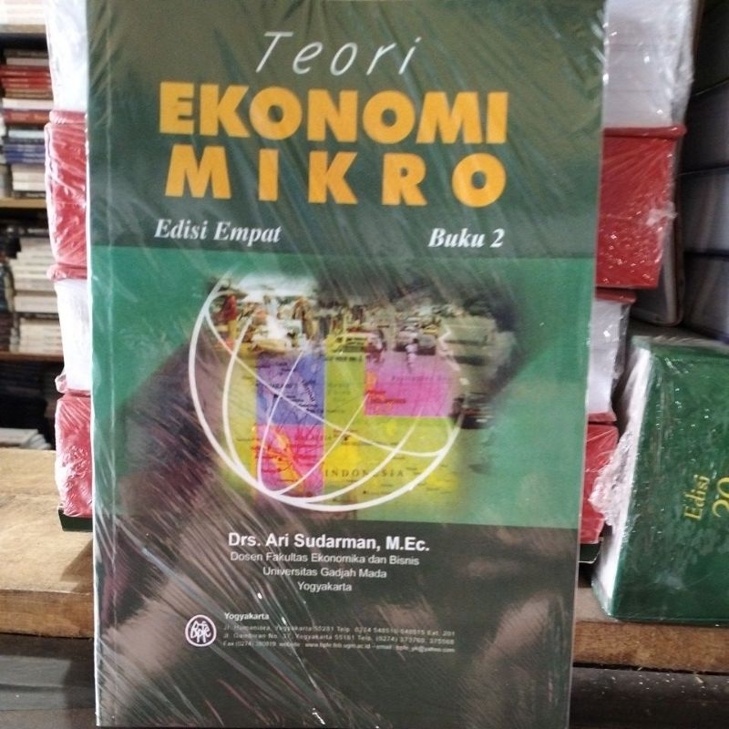 Jual Teori Ekonomi Mikro Edisi 4 Buku 2 Pengarang Drs Ari Sudarman Mec ...