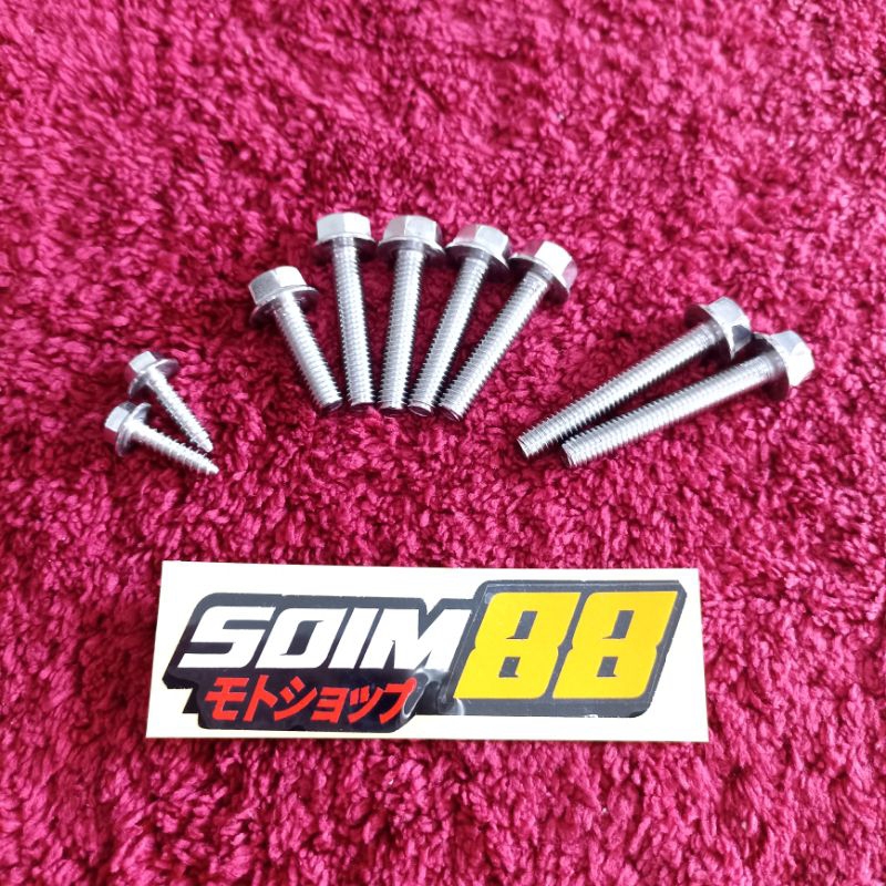 Jual Baut Stainless 2 kunci RADIATOR SET Vario/PCX 160 Heng Original ...