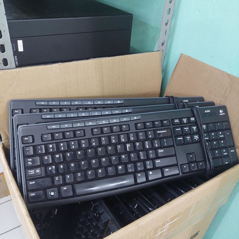 Jual keyboard logitech usb k200 | Shopee Indonesia