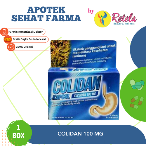 Jual COLIDAN FUCOIDAN 100MG 1 BLISTER 10 CAPSUL | Shopee Indonesia