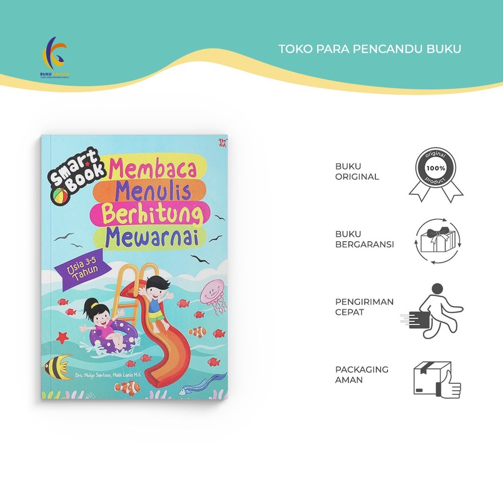 Jual Buku Anak Smart Book Membaca, Menulis, Berhitung & Mewarnai Usia 3 ...