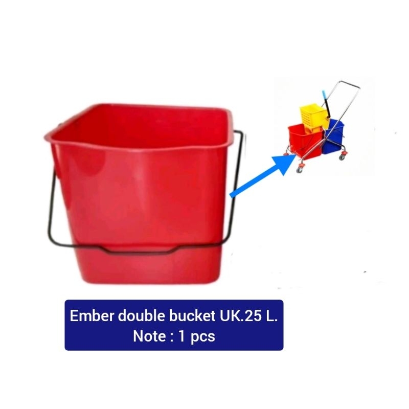Jual Ember Double Bucket stainless 25 ltr harga per pcs | Shopee Indonesia