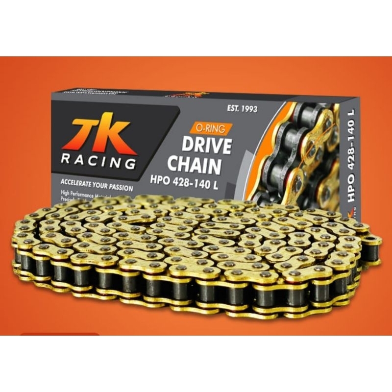 Jual RANTAI TK O-RING 428 HPO-130/140 GOLD TK RACING PART ORIGINAL ...