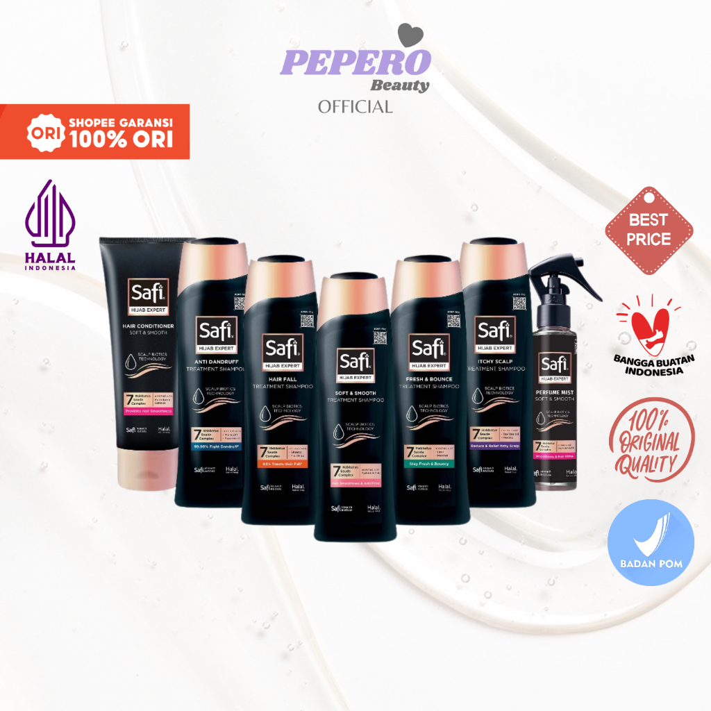 Jual SAFI Hair Xpert Series Shampoo 160gr/ 320 ml |SAFI Conditioner 180 ...