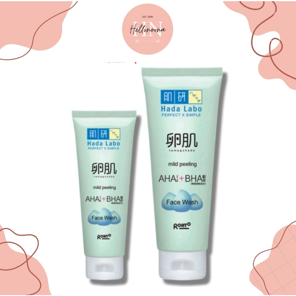 Jual HADALABO - Tamagohada Mild Peeling AHA + BHA Face Wash | Shopee ...