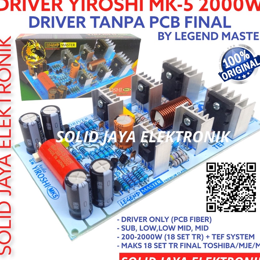 Jual KIT DRIVER POWER YIROSHI MK5 MK5 MK 5 SUPER DRIVER AMPLI AMPLIFIER