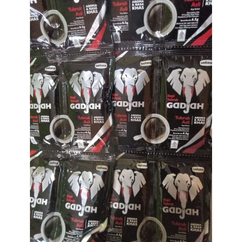 Jual KOPI GAJAH TUBRUK (6.5gr) PAKET HEMAT TERMURAH 3 RENCENG (60