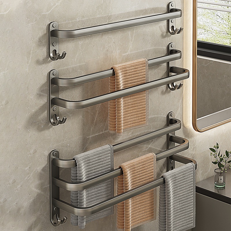 Jual Rak kamar Mandi Rak Handuk Gantungan Handuk Kamar Mandi Paduan ...