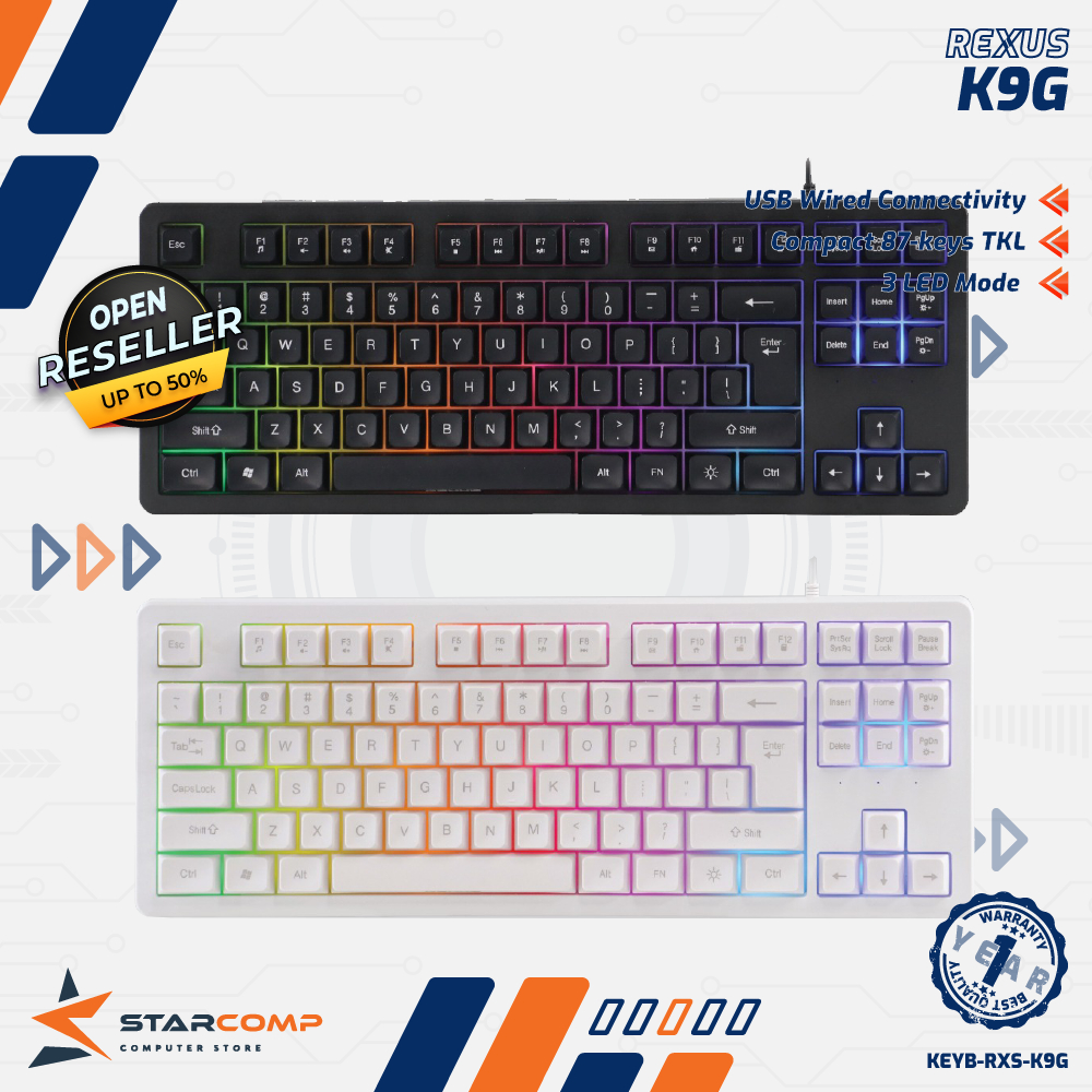 Jual Keyboard Gaming Rexus K9g Fortress Shopee Indonesia 2299