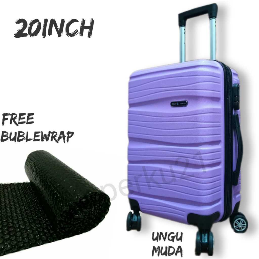 Jual KOPER 20 INCH POLO KOPER UKURAN KABIN KOPER FIBER KOPER MURAH RODA ...