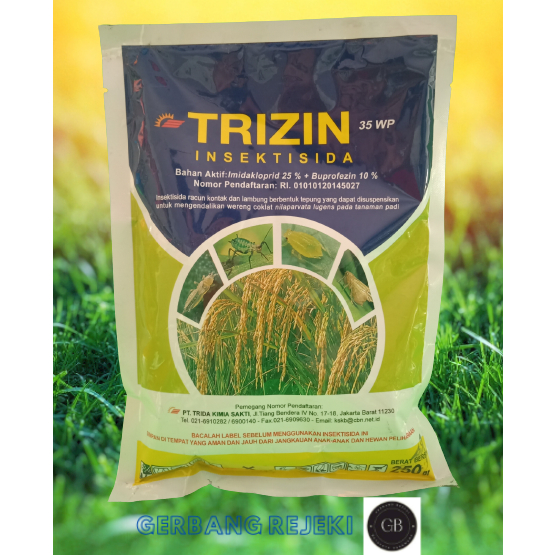 Jual INSEKTISIDA TRIZIN 35 WP( Imidakloprid 25 % + Buprofezin 10%) 250 ...