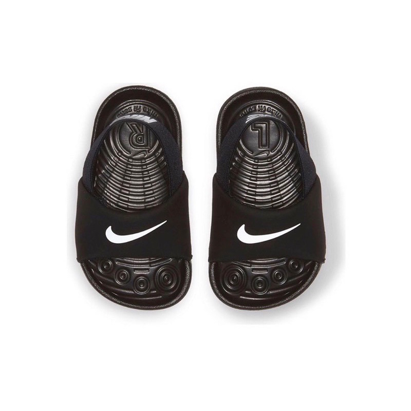 Jual Nike Kawa Baby/Toddler Slides Black Sepatu Sandal Anak