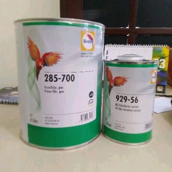 Jual Glasurit 285700 HS Epoxy Primer Filler Grey, Gallon Shopee