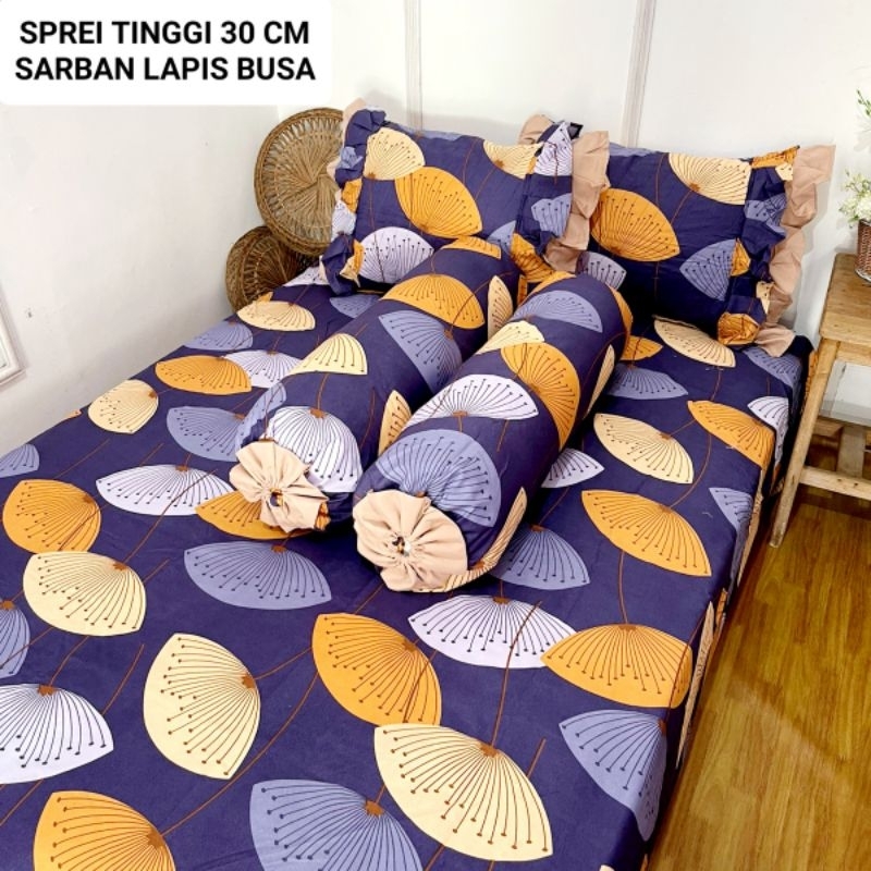 Jual Bisa Cod Sprei Tinggi 30 Bantal Permen Sayap Jumbo Sargul 180