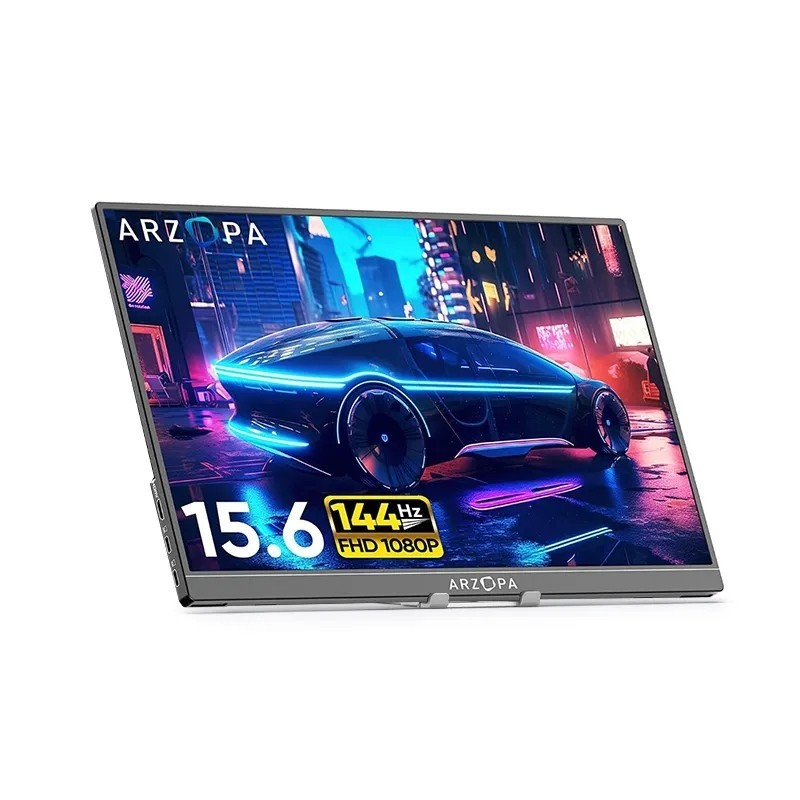 Écran Portable Gaming Azropa 16" FHD 144Hz - Noir - Neuf