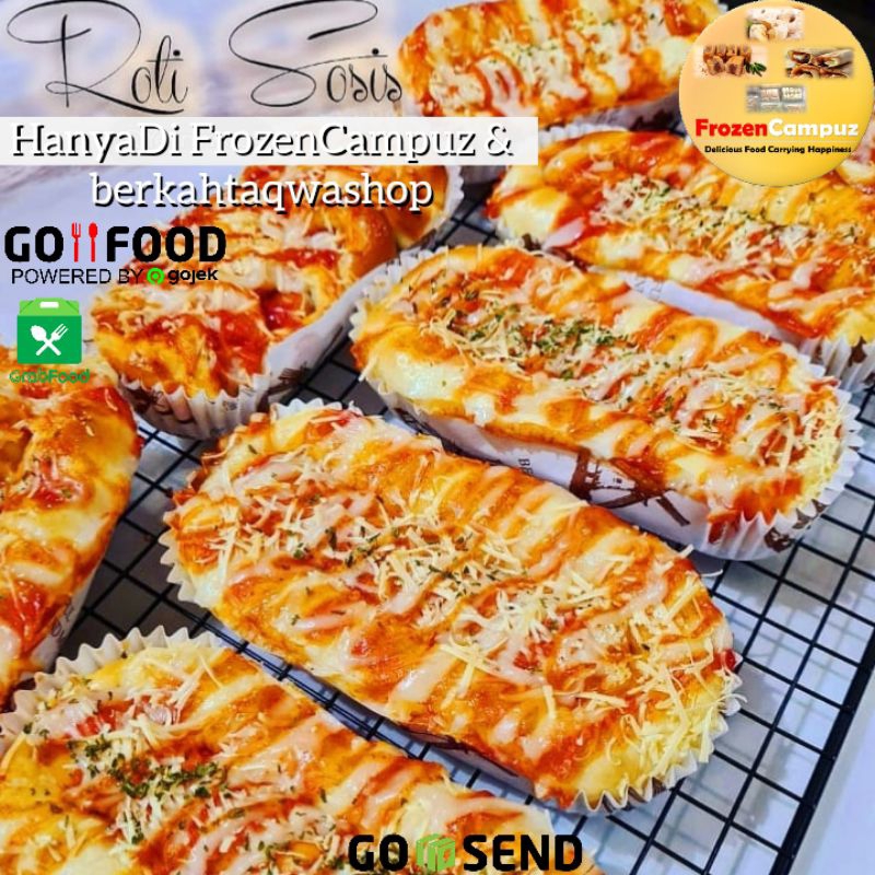 Jual Roti Sosis Keju Premium Roti Isi Sosis Keju Roti Manis Sosis Bread ...