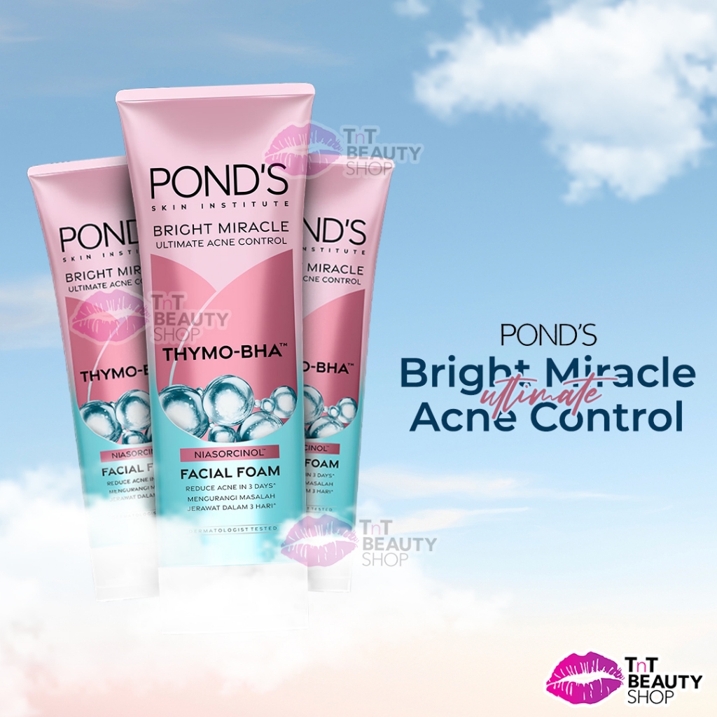Jual Ponds Acne Solution Facial Foam 100Gr 50Gr Pond'S Facial Wash