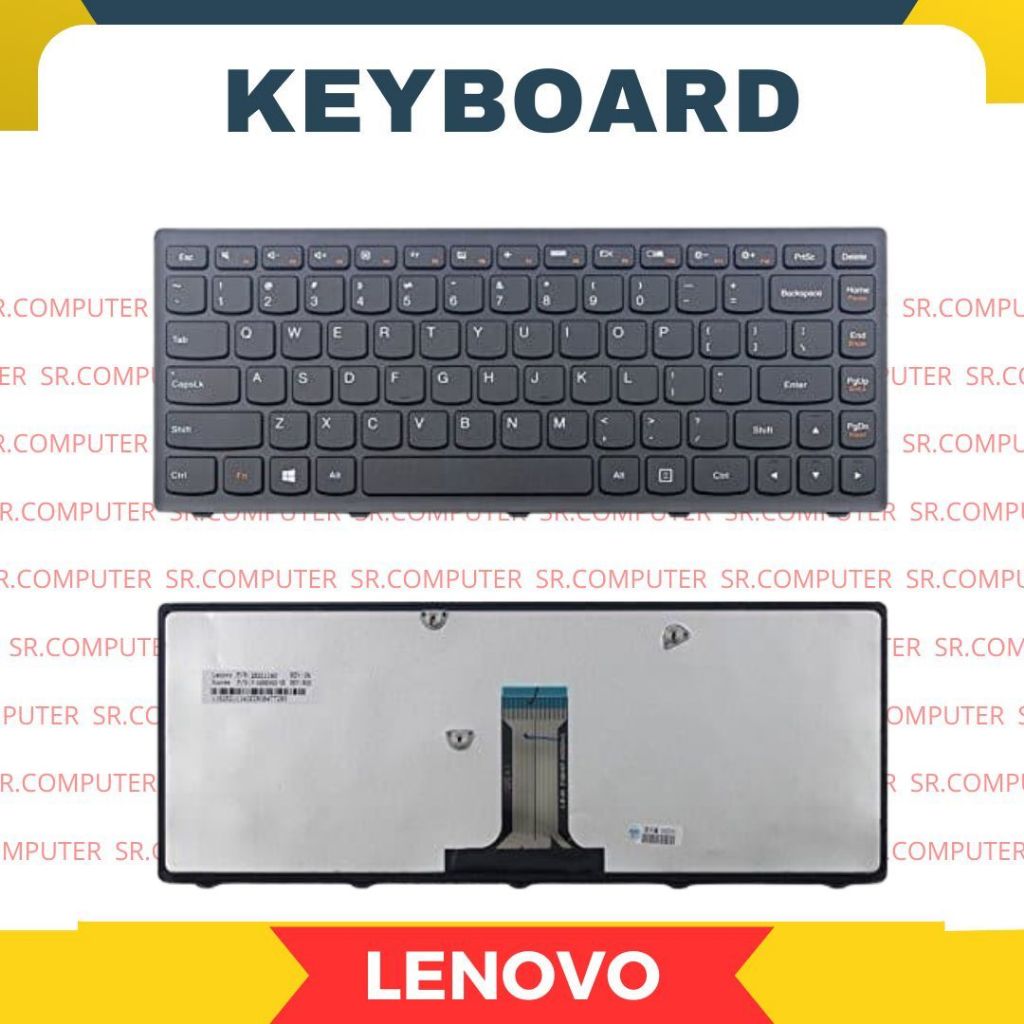 Jual Keyboard Laptop Lenovo IdeaPad 300-14IBR 300-14ISK HITAM G40 ...