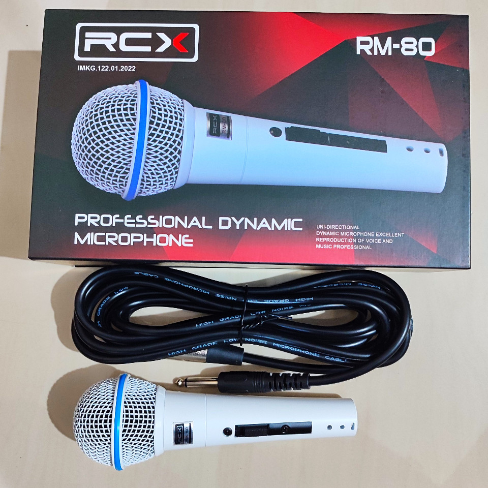 Jual Mic kabel RCX RM 80 ( Putih ) | Shopee Indonesia