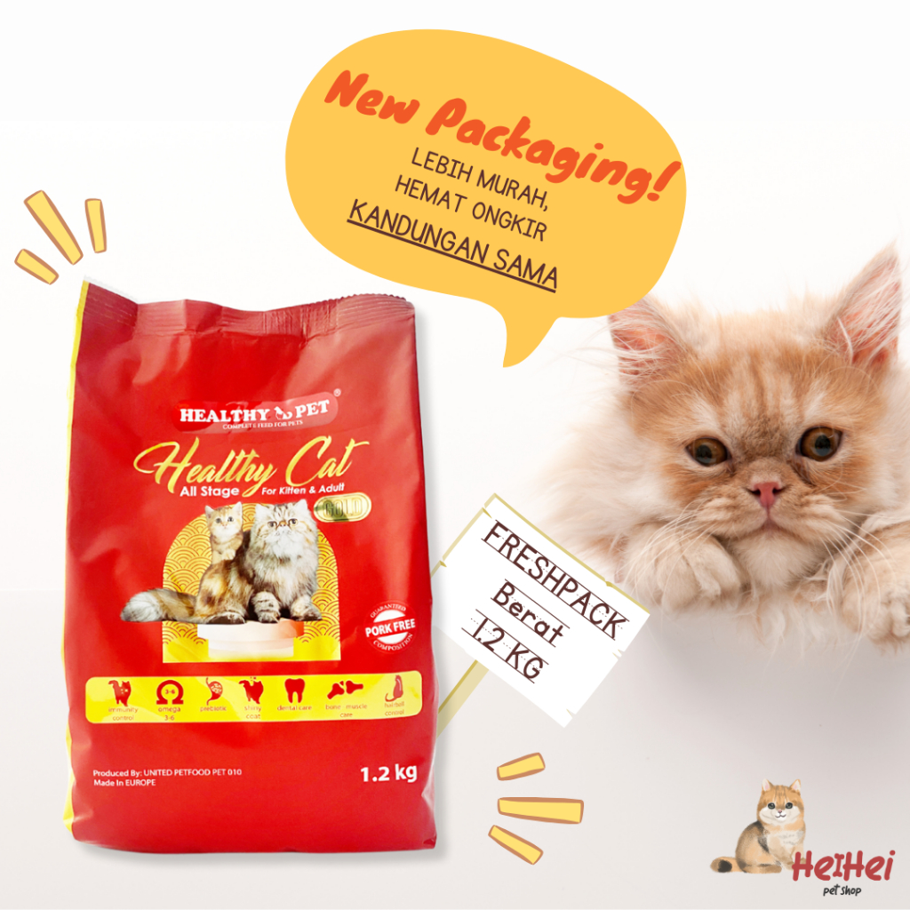 Jual Healthy Pet Healthy Cat Dryfood 1 5 Kg Makanan Kucing Healthy