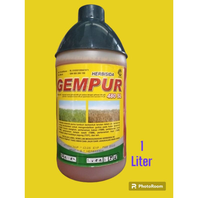 Jual Gempur 480sl Herbisida Sistemik Racun Rumput Liar 1l Shopee