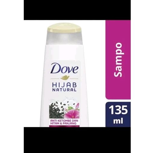 Jual Dove Hijab Natural Shampoo Anti Ketombe Hitam Panjang Ml