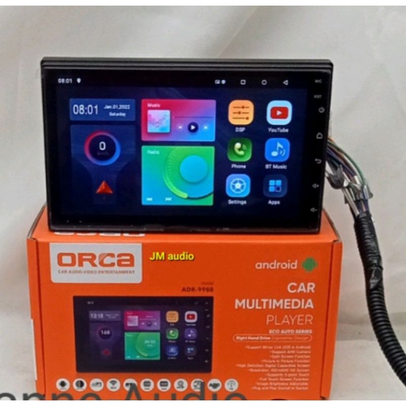 Jual Head Unit Android ORCA ADR -9988 7 Inch Eco Auto Series Ram 2+32GB ...