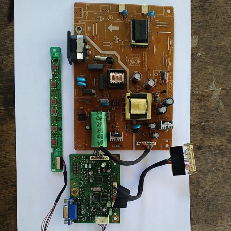Jual mesin,mainboard,monitor acer x-193 hq c original | Shopee Indonesia