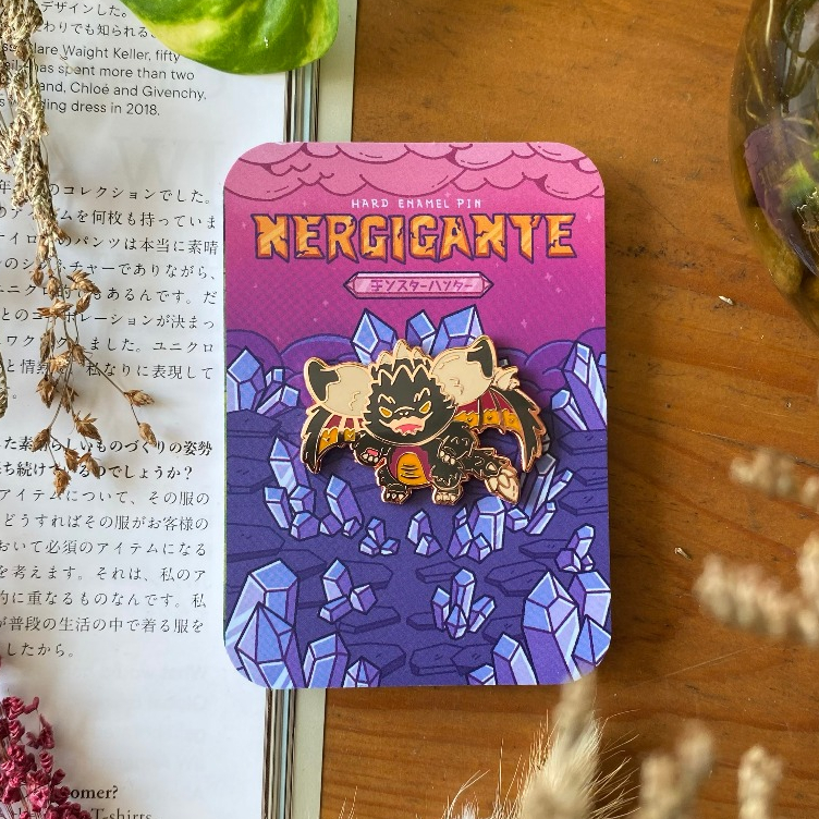 Jual Monster Hunter Nergigante - Hard Enamel Pin | Shopee Indonesia