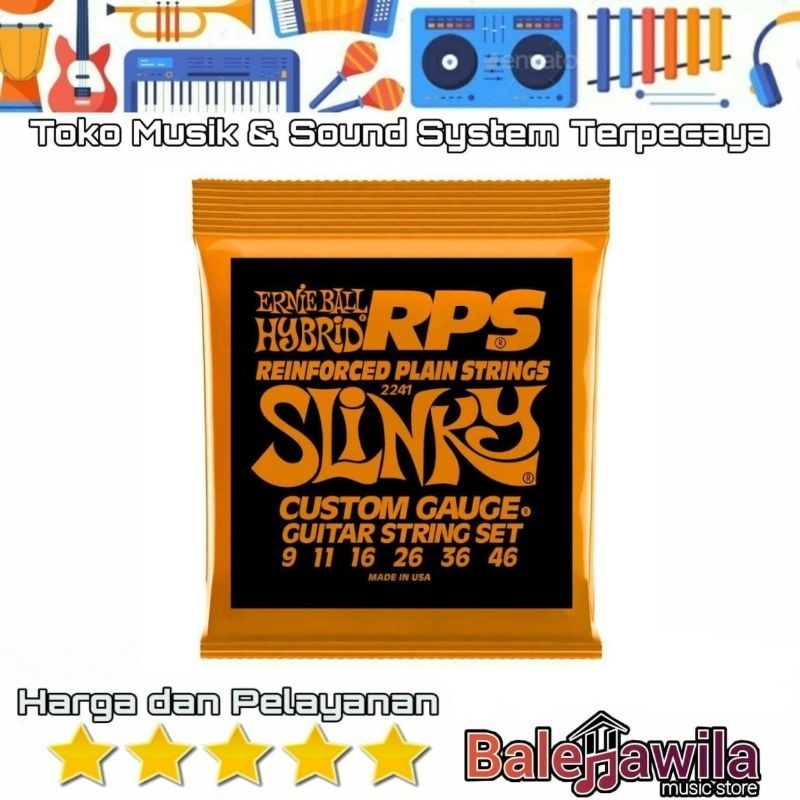 Jual Senar Gitar Ernie Ball Electric Senar Guitar Ernieball Elektrik