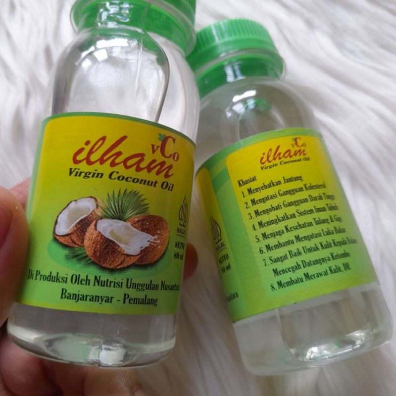 Jual vco coconut oil,vco ilham,vco minyak kelapa murni,vco 80 ml ...