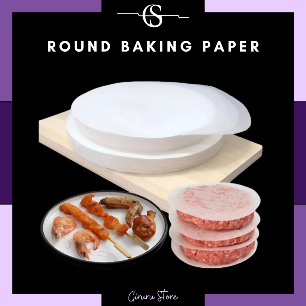 Jual Baking Paper Bulat Alas Daging Bakpao Alas Patty Paper Burger Kertas Alas Bapao