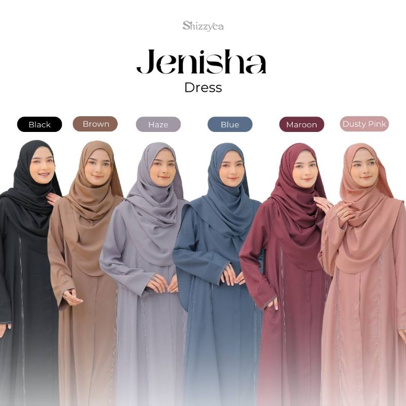 Jual JENISHA ABAYA BY SHIZZYCA | Shopee Indonesia