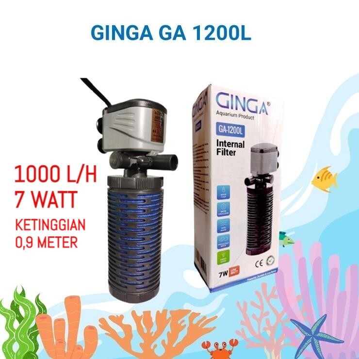 Jual GINGA GA 1200L - Internal Filter Air Aquarium Ikan Aquascape 1200 ...