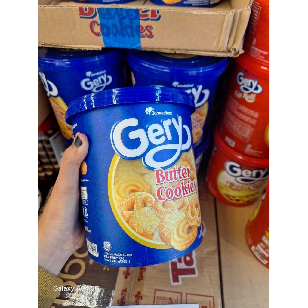 Jual Cod / Gerry butter cookies 300 gram 1 dus isi 6 pcs / Gery butter ...