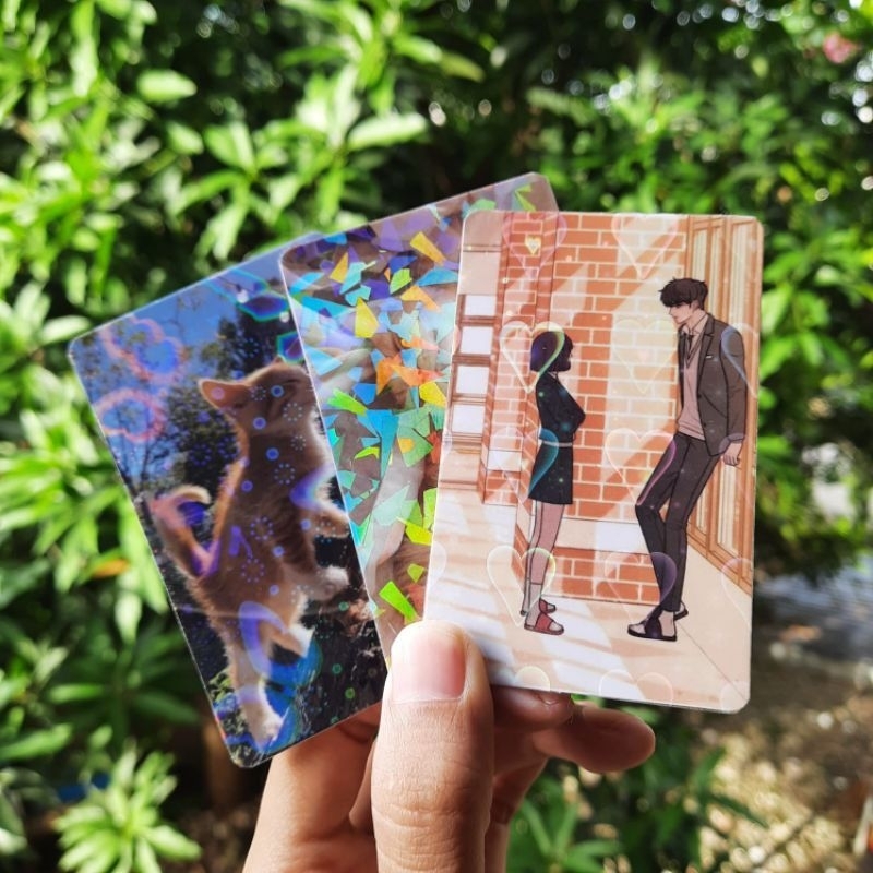 Jual [MIN ORDER 10PCS] CUSTOM PC PHOTOCARD TEBAL KPOP HOLO FREEBIES ...