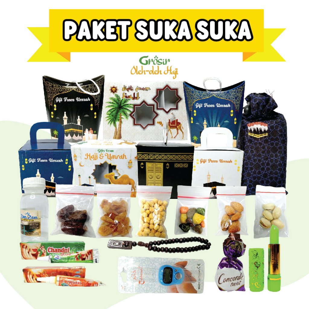 Jual Paket Oleh Oleh Haji Dan Umroh Terlengkap - Isi Paket Suka Suka ...