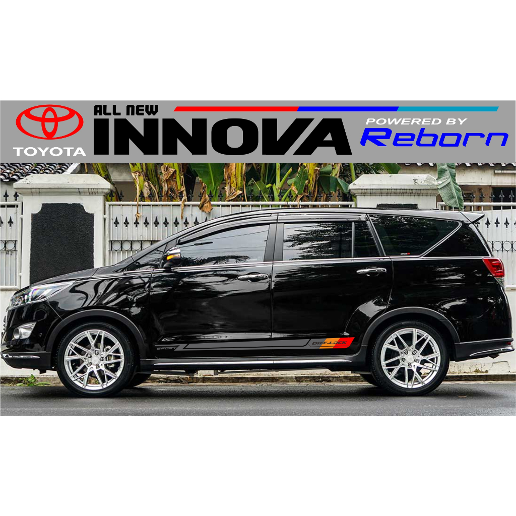 Jual STICKER TOYOTA ALL NEW INNOVA REBORN TERBARU STICKER LIST BODY ...