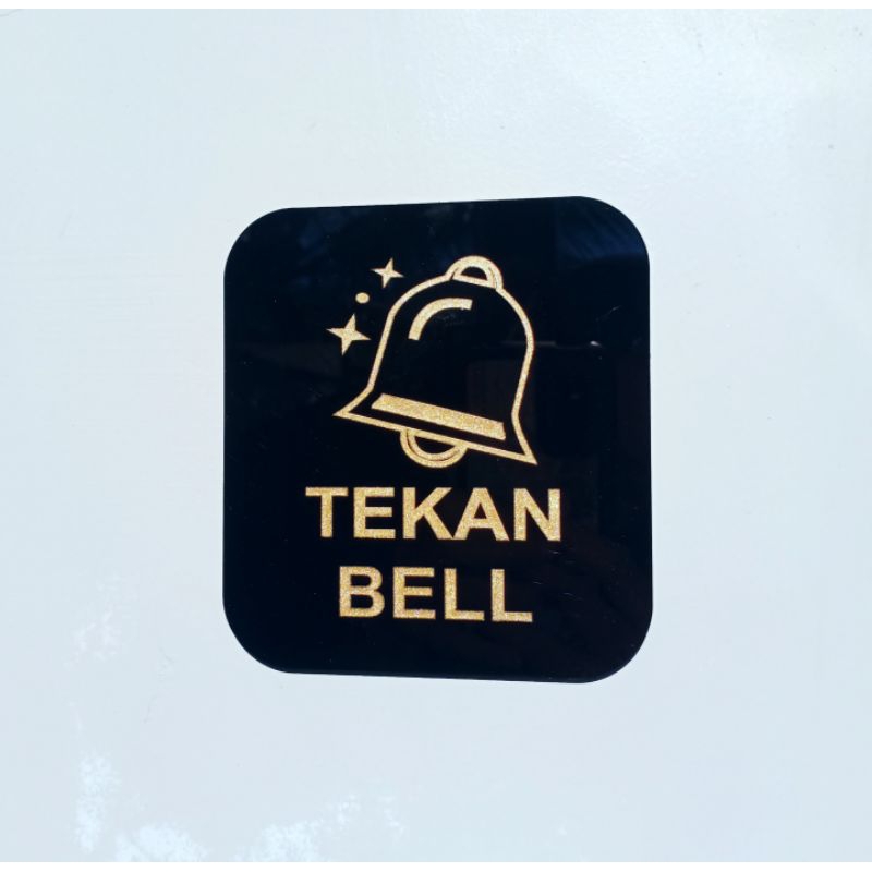 Jual Sign Tanda Tekan Bell | Shopee Indonesia
